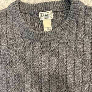 100% wool LL Bean sweater